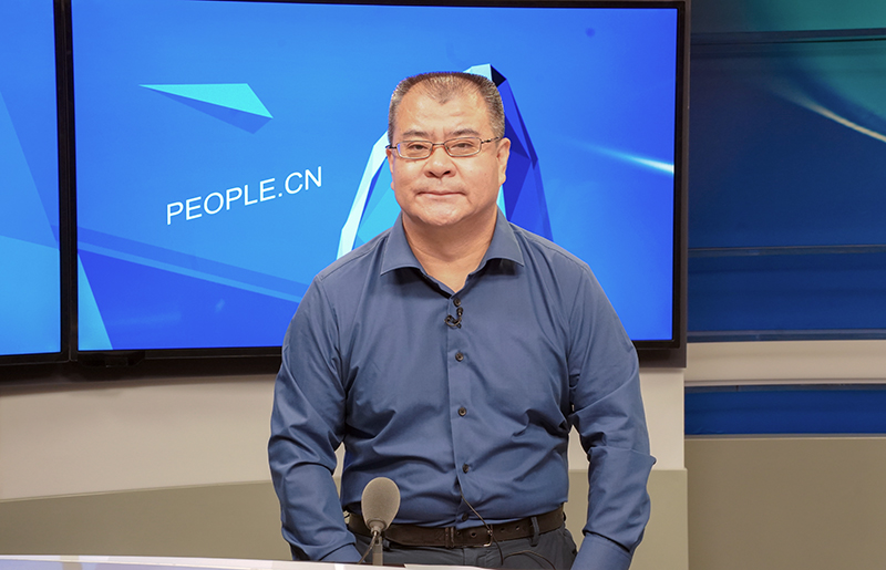 中國東方演藝集團黨委書記、董事長景小勇接受人民網(wǎng)專訪。